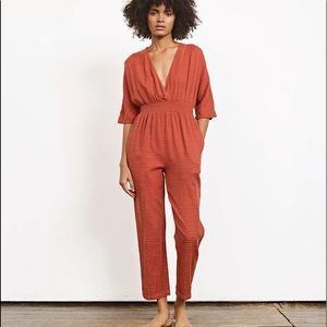 Ace & jig Bianca jumpsuit in russet EUC